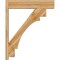 Ekena Millwork Merced Block Rough Sawn Outlooker, Western Red Cedar, 8"W x 36"D x 44"H OUT08X36X44MRC05RWR - alternate 4